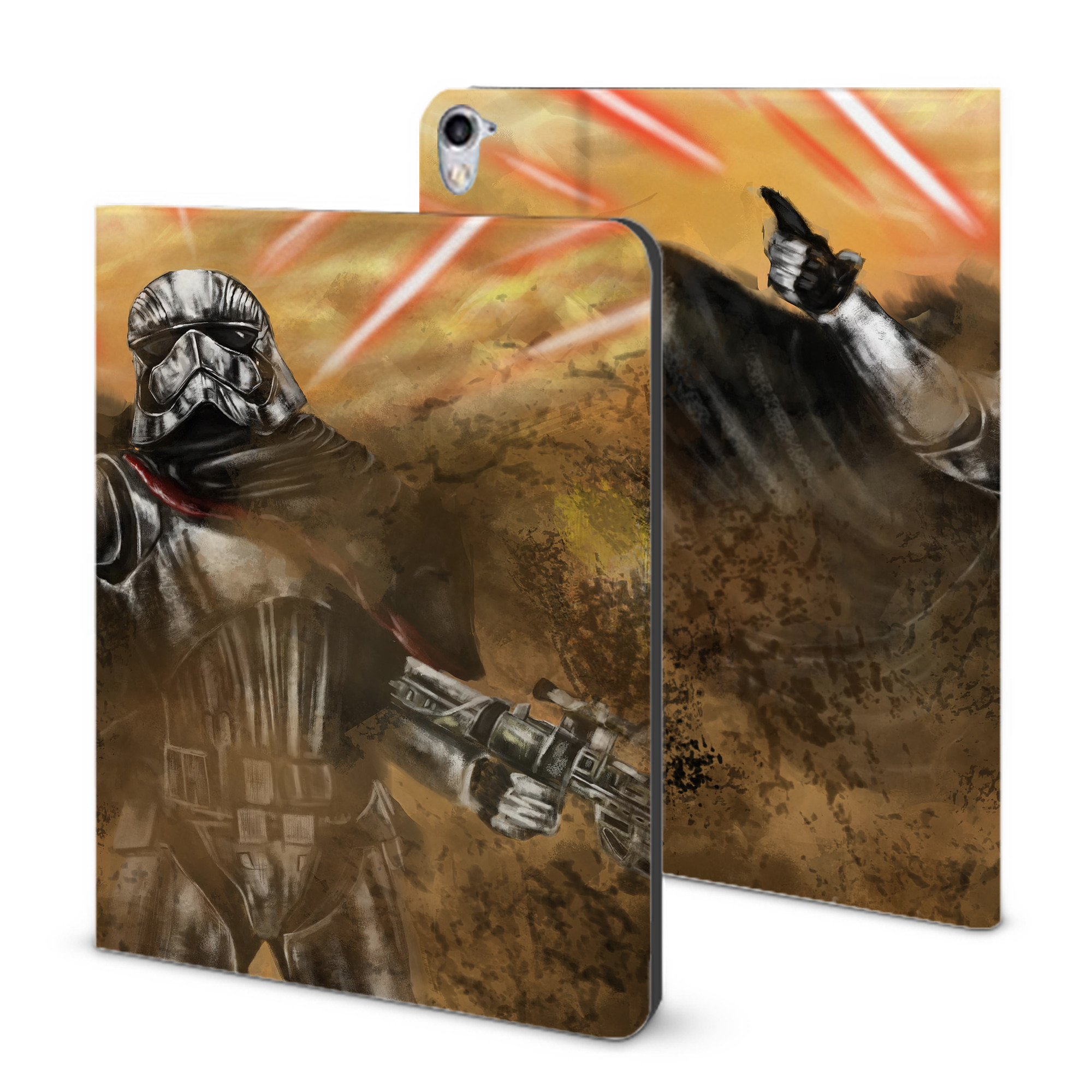 （画像用） スター・ウォーズ Star Wars IPad ケース ブック型 PUレザー TPU 耐衝撃 軽量 薄型 ペン収納なし 全面保護 IPad 各モデル対応